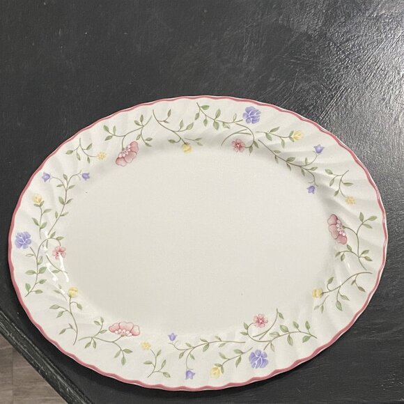 Johnson Brothers SUMMER CHINTZ Serving Platter 12" x 9" - Picture 1 of 6